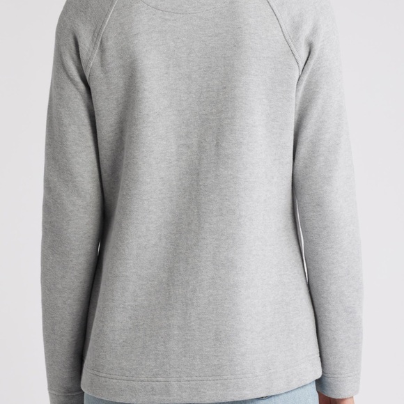 Tommy Bahama New Aruba Grey Zip Up Sweater in Grey Size Medium - Picture 2 of 10